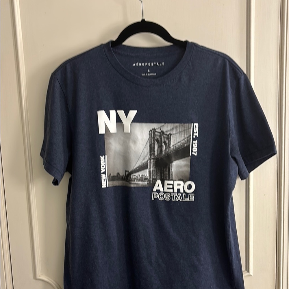 Aeropostale Dark Blue NY Graphic Tee